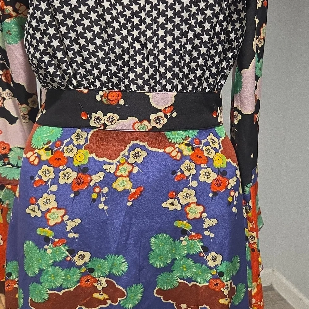 RIXO Vibrant Floral Long Sleeve Dress - Picture 11 of 17